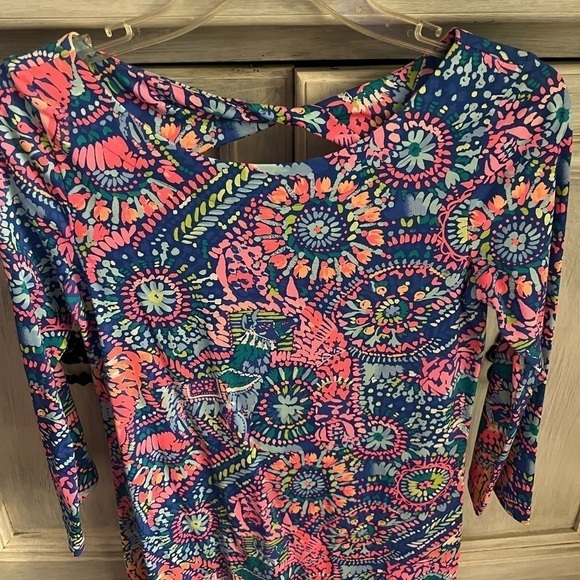 Lilly Pulitzer Bay Dress No-Prob-Llama - Picture 5 of 8